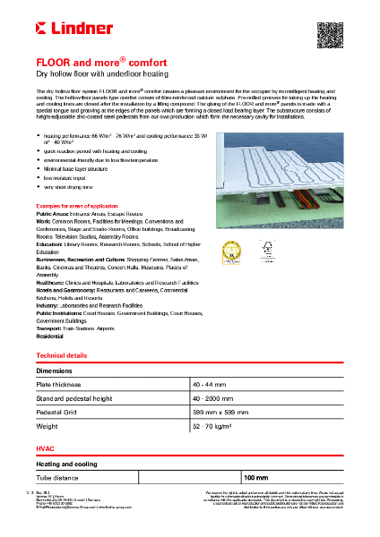 FLOOR and more® comfort