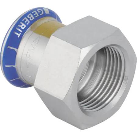 Geberit Mapress Stainless Steel Adaptor With Female Thread (Gas)