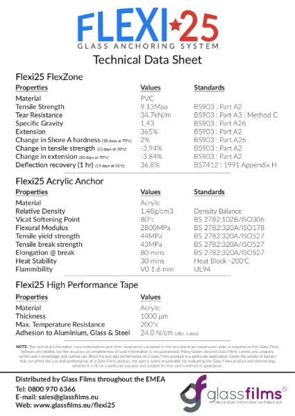 Flexi 25 Technical Data Sheet