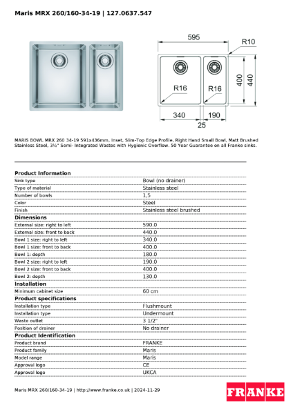 Product Sheet 127.0637.547