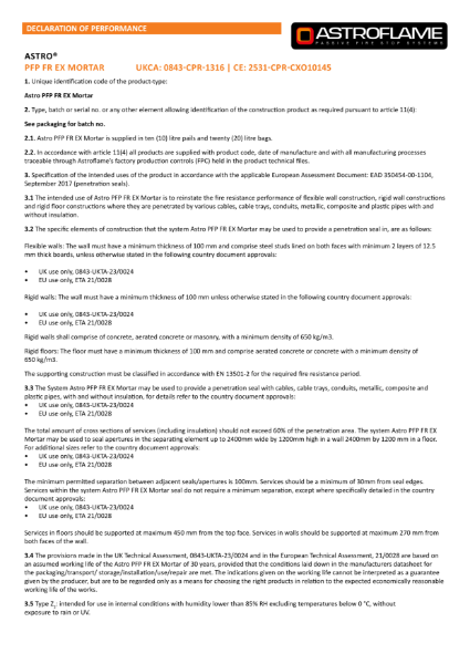 Astro PFP FR EX Mortar (DoP)