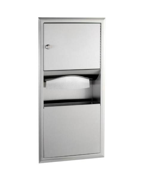 Recessed Paper Towel Dispenser/ Waste Receptacle B-369