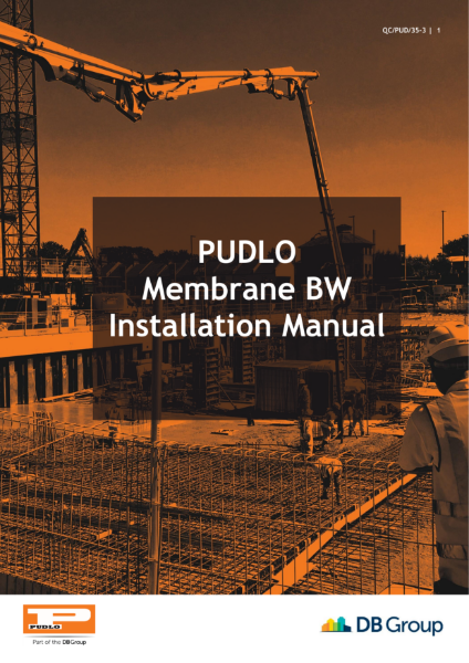 PUDLO
Membrane BW
Installation Manual