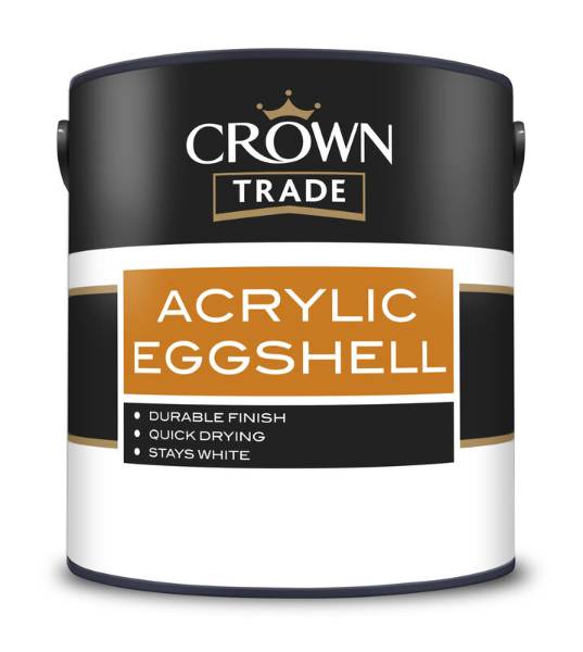 Crown Trade Acrylic Eggshell