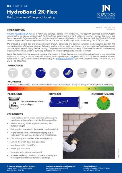 HydroBond 2K-Flex TDS