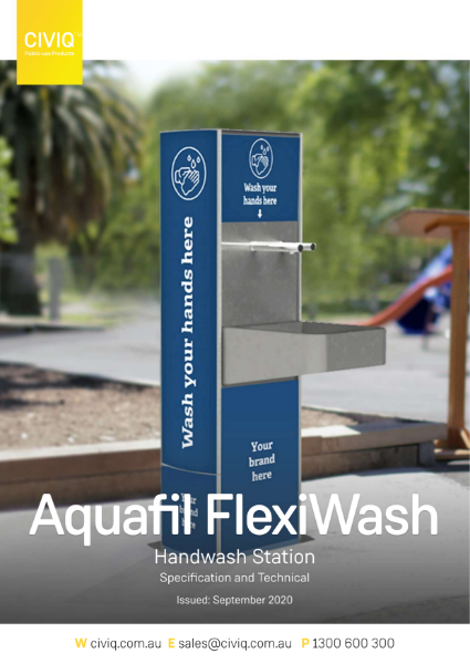 Aquafil® FlexiWash Handwash Station