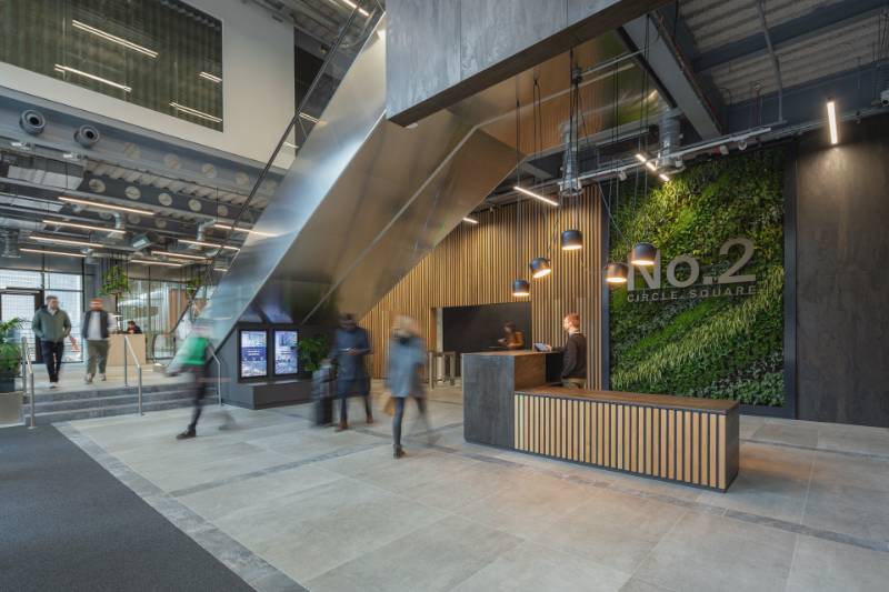 Bruntwood SciTech No.2 Circle Square Living Wall