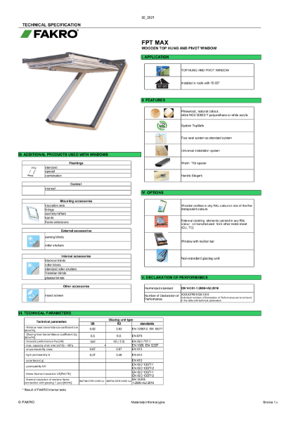 FPT Data Sheet