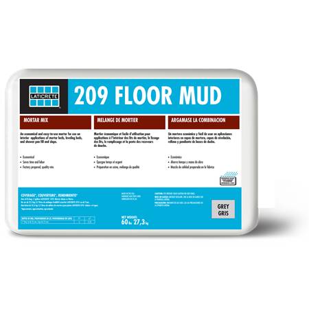 209 Floor Mud - Thick Bed Mortar/Screed