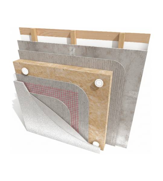 LicataTherm Timber Frame Mineral Wool External Wall Insulation System - All Finishes - External Wall Insulation System