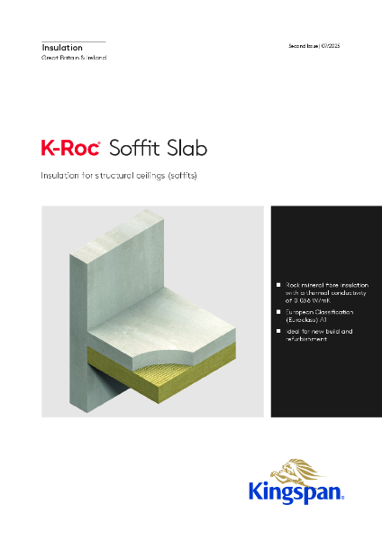Kingspan K-Roc Soffit Slab brochure