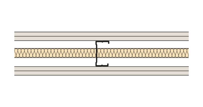 Siniat Single Frame Partition CS70R-212St-25G