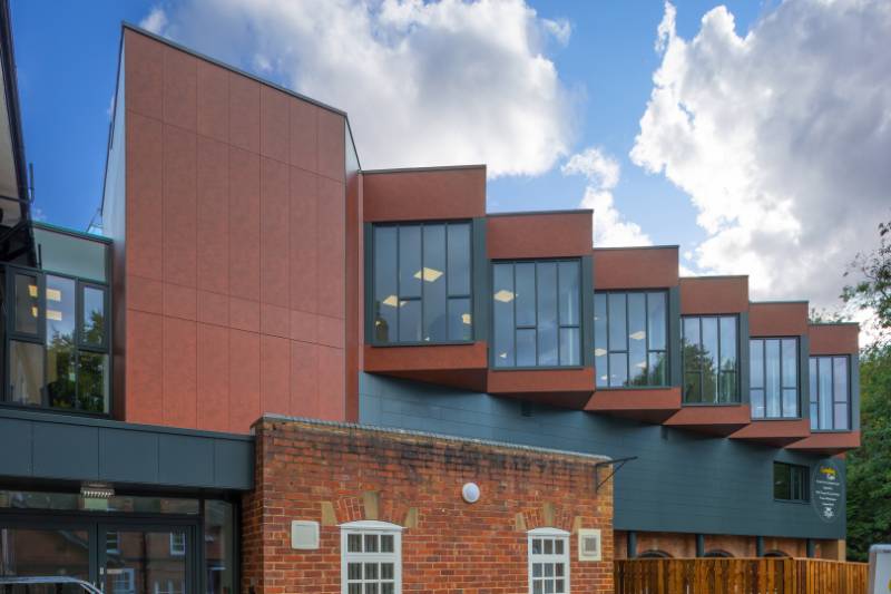 Rockpanel external facades help transform Listed Compton Care hub