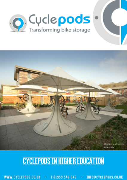 Cyclepods in Higher Education Industry Brochure