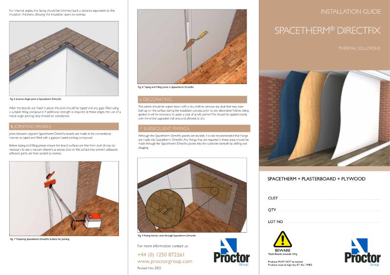 Spacetherm Directfix Installation Guide