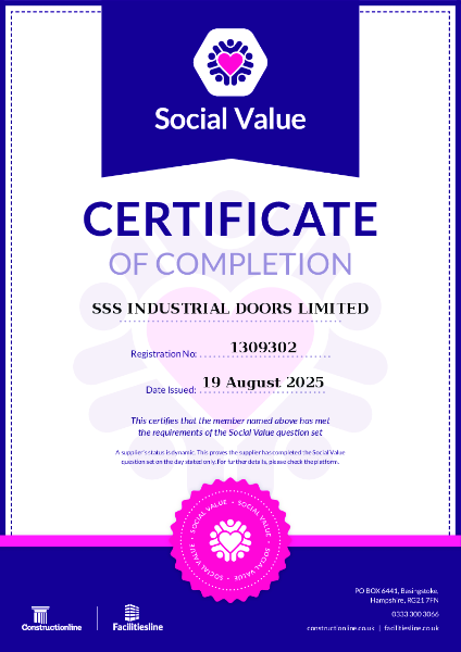 Construction Line - Social Value Certificate