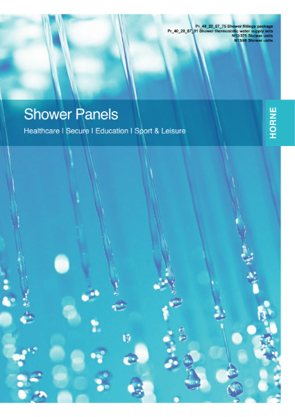 Horne Pre-plumbed Shower Panels
