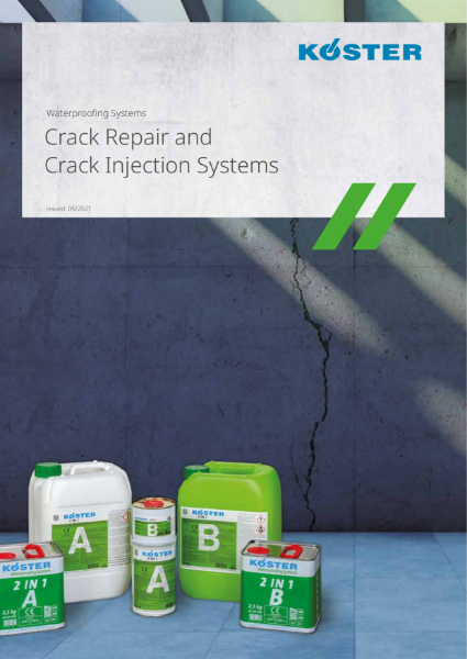 Koster Crack Repair and Crack Injection Systems
