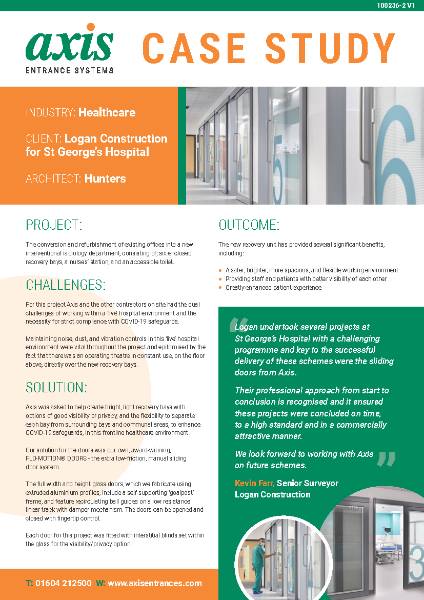 Axis Case Study 31 St Georges University Hospital V1