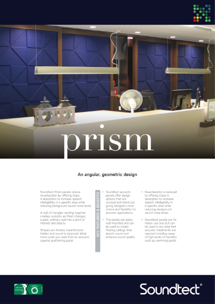 Prism Specification Sheet