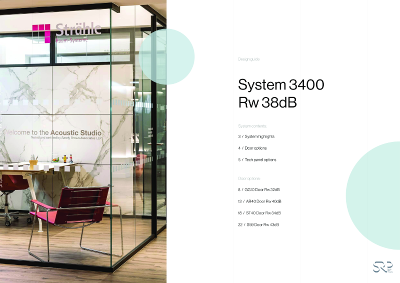 System 3400 RW 38 dB - Design Guide