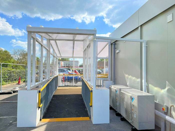 Musgrove Park Hospital, Somerset - The Coniston Wall Mounted Canopy