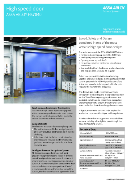 ASSA_ABLOY_HS7040_Product_Leaflet