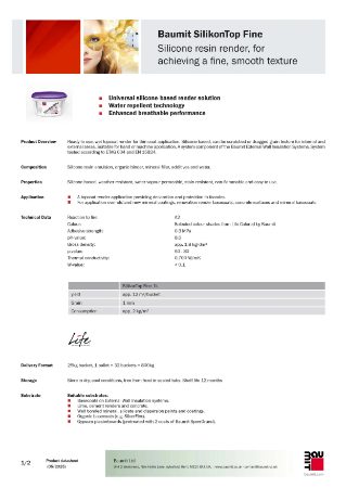 Baumit SilikonTop Fine PDS