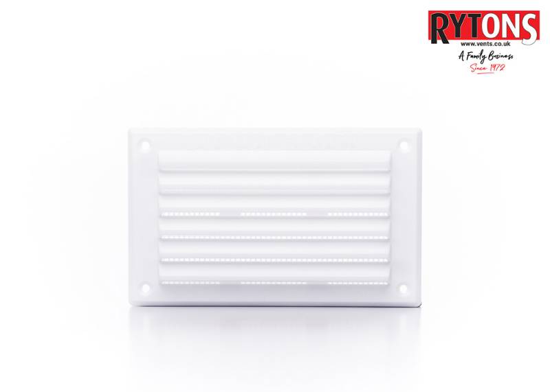 Rytons Plastic Louvre Ventilator with Flyscreen Range