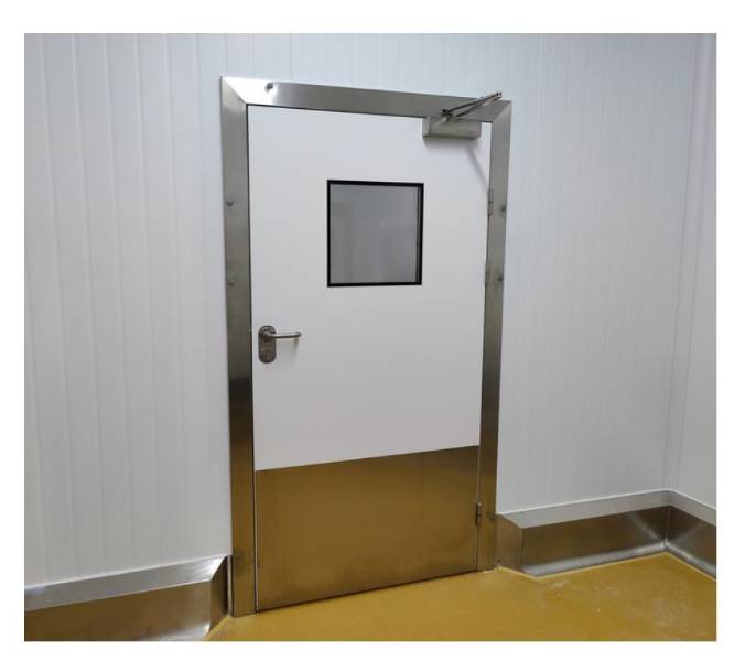 Traffidor Inox - Insulated Monobloc Hinged Wash-down Doors (Powder coated)