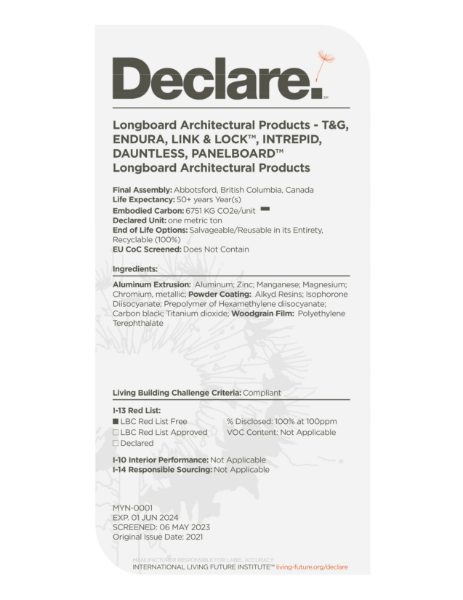 Longboard Declare Label | Longboard Products | NBS Source