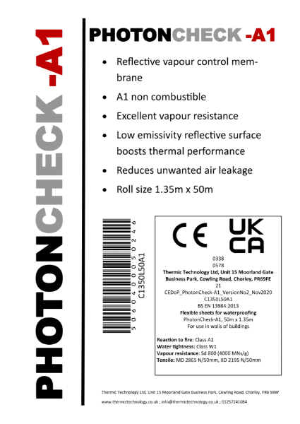 PhotonCheck-A1 (non-combustible) Installation Instructions