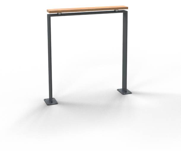 Urban Square Bike Stand Surface Mount