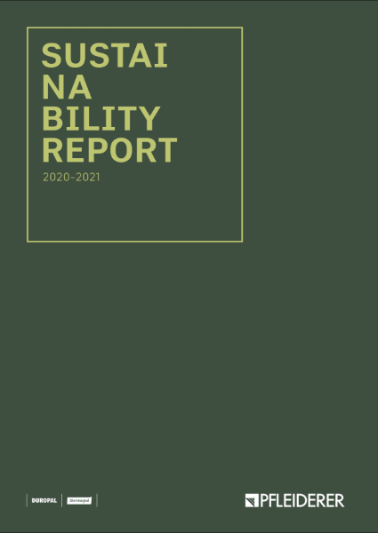 Pfleiderer Sustainability Report 2021