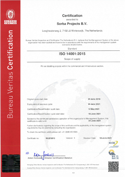 Sorba ISO 14001