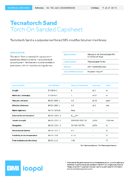 Tecnatorch Sand - TDS