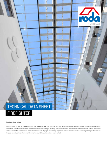 roda Firefighter data sheet