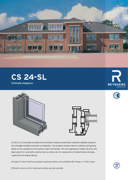 Aluminium Window & Door System - CS 24 SL Slim Line