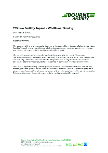 TS5 Low Fertility Topsoil