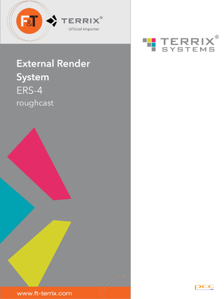 TERRIX External render system ERS-4 RS Rough cast