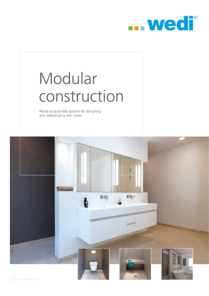 wedi Modular construction brochure