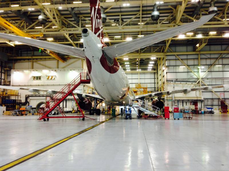 Virgin Atlantic hangar uses Resutile ST flooring