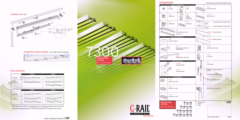 G-Rail roller panel systems - 7300 series