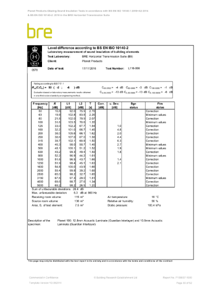 ISO 10140-2:2010 Measurement of airborne sound insulation