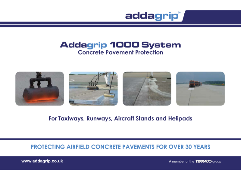 Addagrip 1000 System Concrete Pavement Protection Brochure