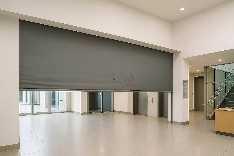 3-hour fire curtain, tested to BS 8524-1 standards – Fireguard XR180 - Fire Curtain