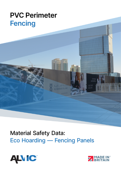 PVC Perimeter Fencing Panels - Material Safety Data - Alvic Plastics