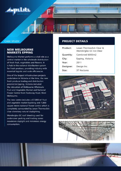 Case Study - New Melbourne Markets Epping