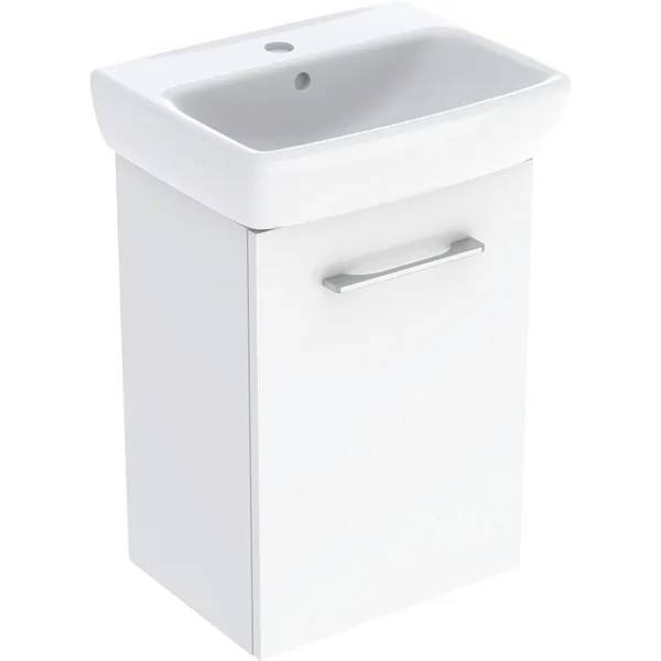 Geberit Selnova Square Set Of Handrinse Basins With Cabinet, One Door