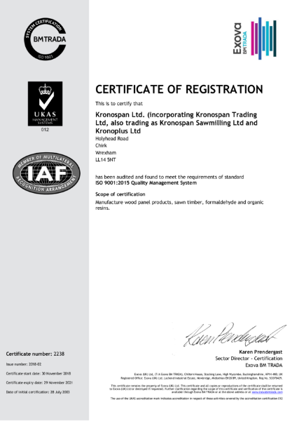 ISO 9001:2015 Certificate